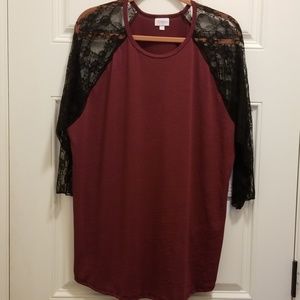 LuLaRoe Randy long sleeve top 3XL (16-18) NWT